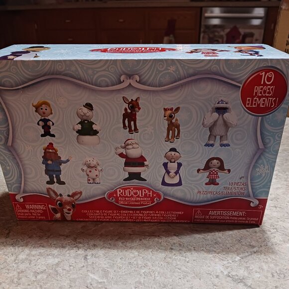 Rudolf 10 piece collectible figure set - Picture 1 of 3